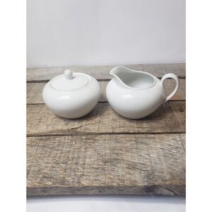 MCM SCHONWALD Germany Sugar & Creamer Set White Porcelain